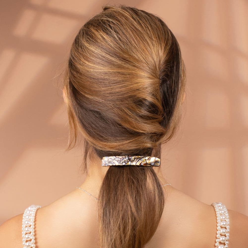 onyx small barrette tegen accessories