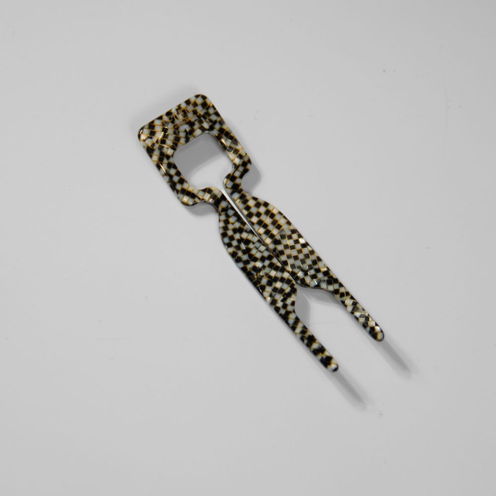 Small Square Hairpin Handmade French Hair Accessories at Tegen Accessories