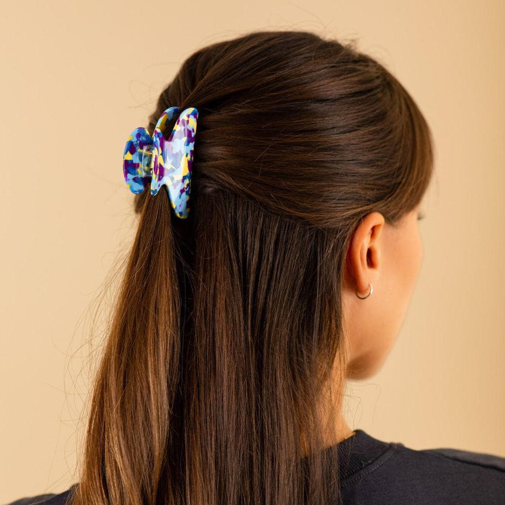 Special Edition Handmade Small Hair Claw Clip Handmade French Hair Accessories at Tegen Accessories |Confetti Camo