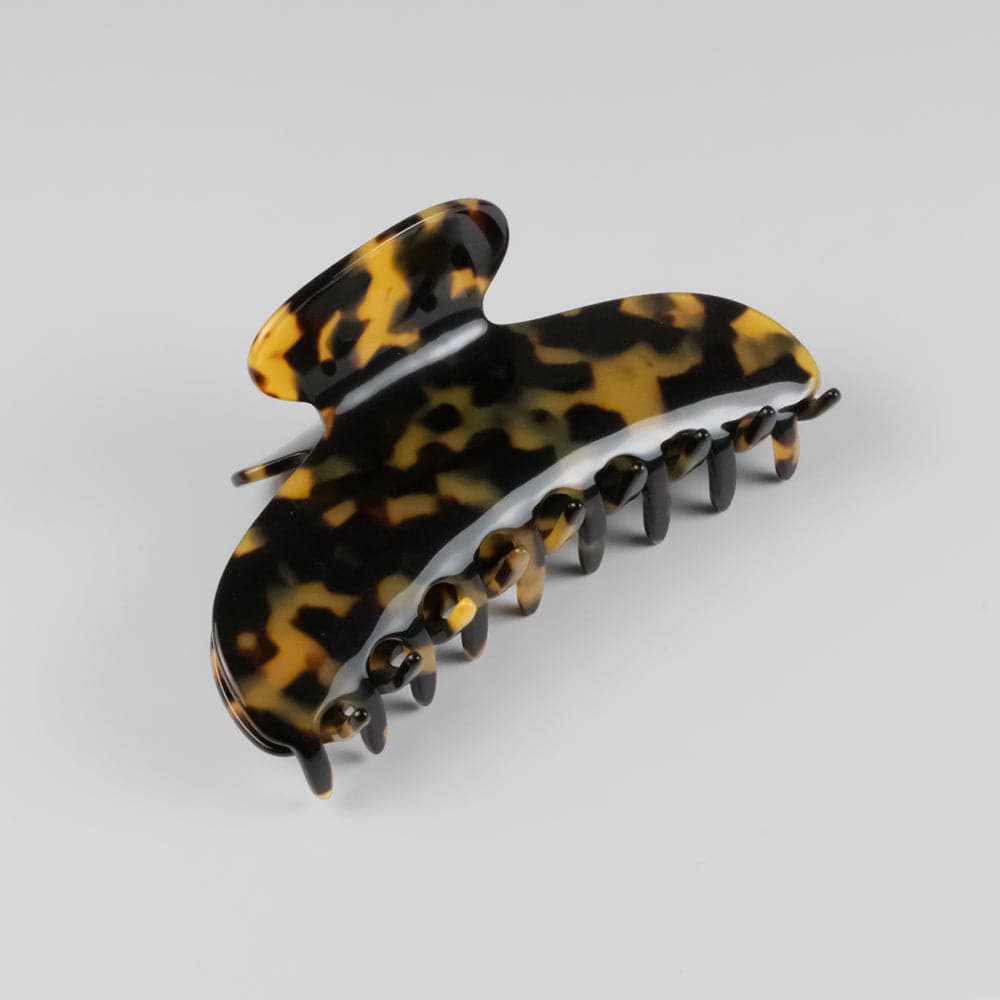 Large Hair Claw Clip in 11cm Dark Tokio Handmade French Hair Accessories at Tegen Accessories