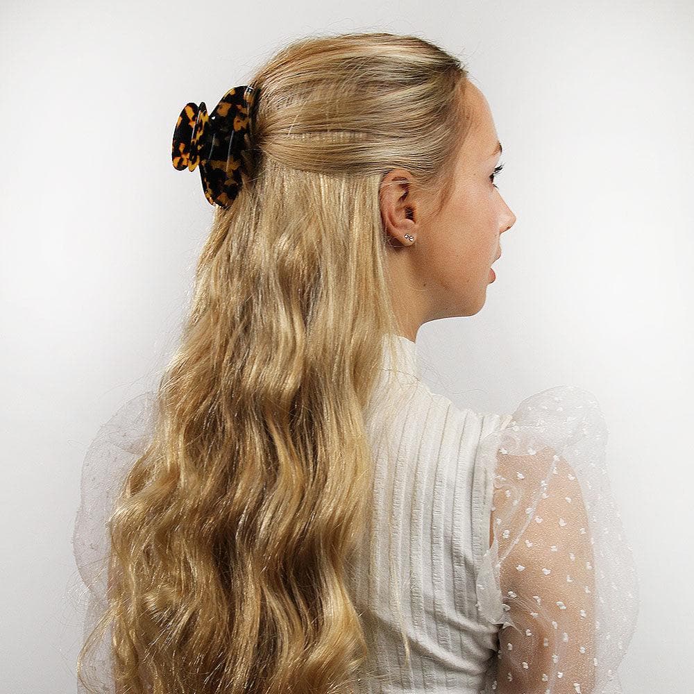 Medium Hair Claw Clip Handmade French Hair Accessories at Tegen Accessories |Dark Tokio