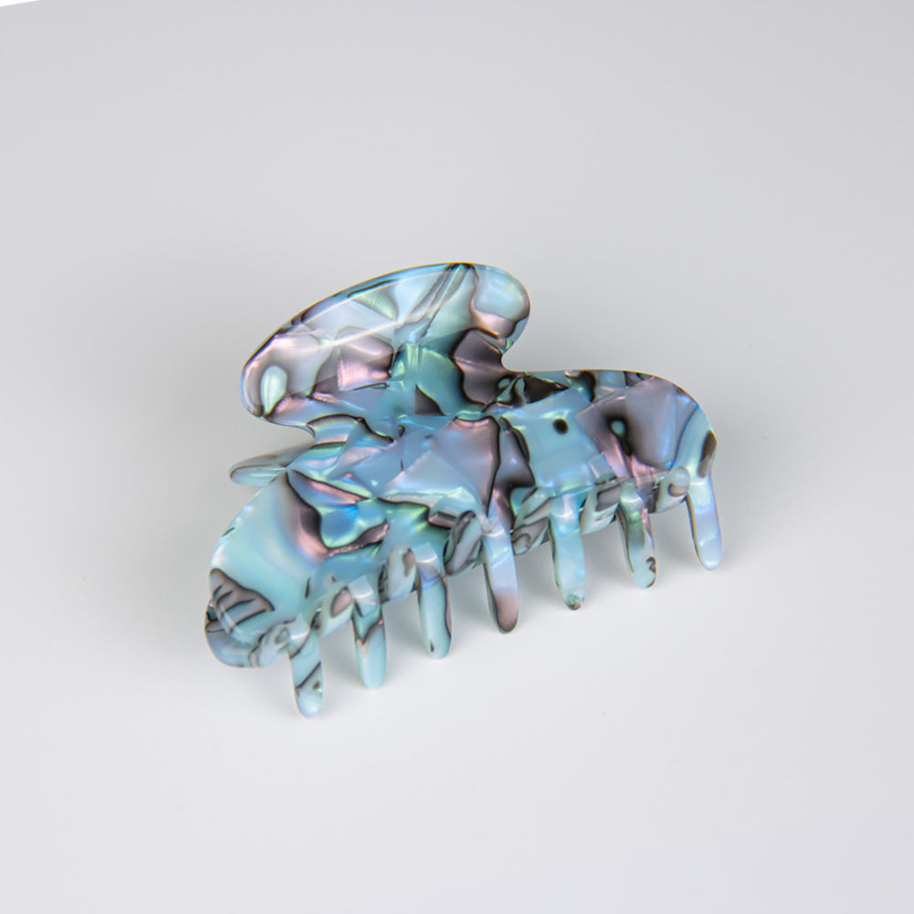 Small Hair Claw Clip in 6.5cm Opal Handmade French Hair Accessories at Tegen Accessories