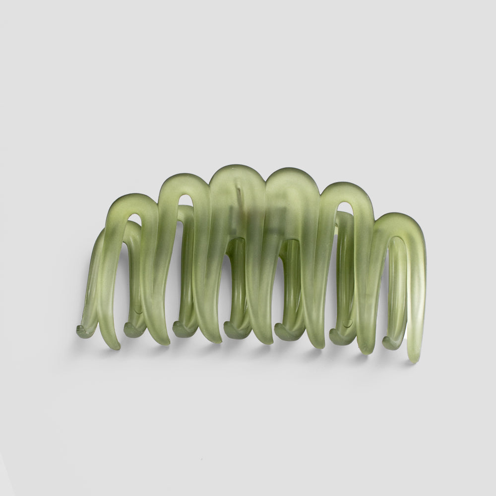 Zephyr Collection Large Jurassic Hair Claw Clip Watercress at Tegen Accessories