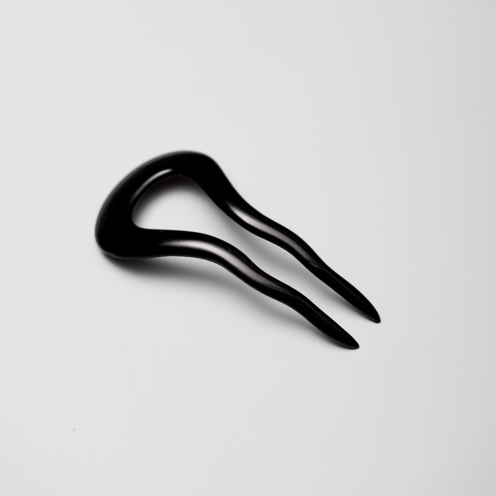 Black chignon french hair pin at tegen accessories